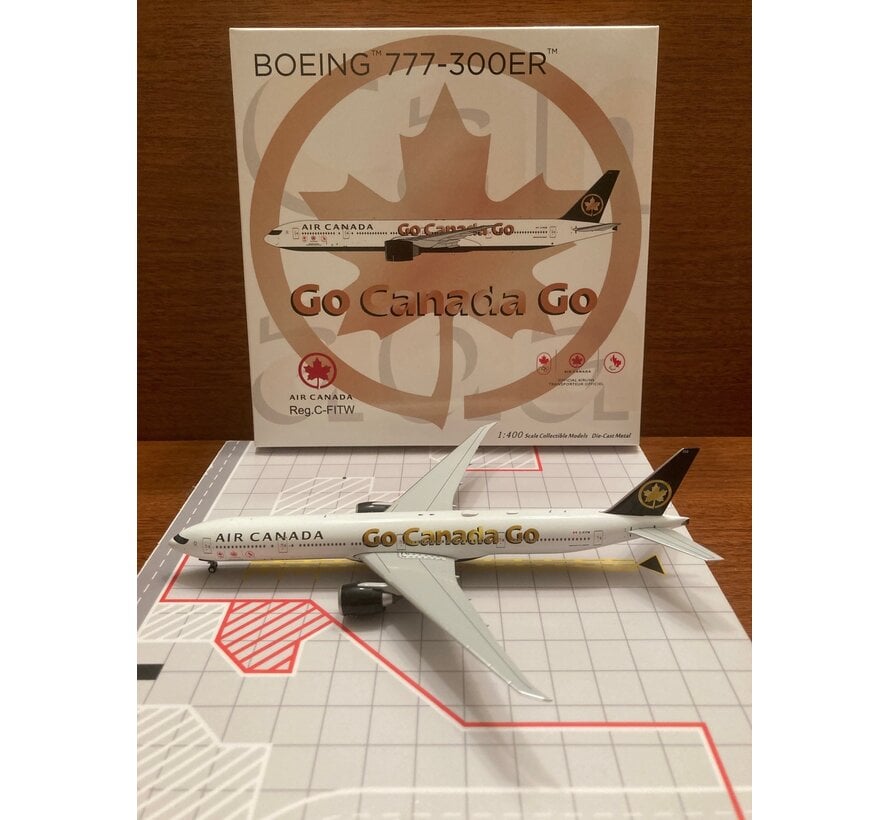 B777-300ER Air Canada C-FITW Go Canada Go (2024 colors) 1:400**Collection sale**
