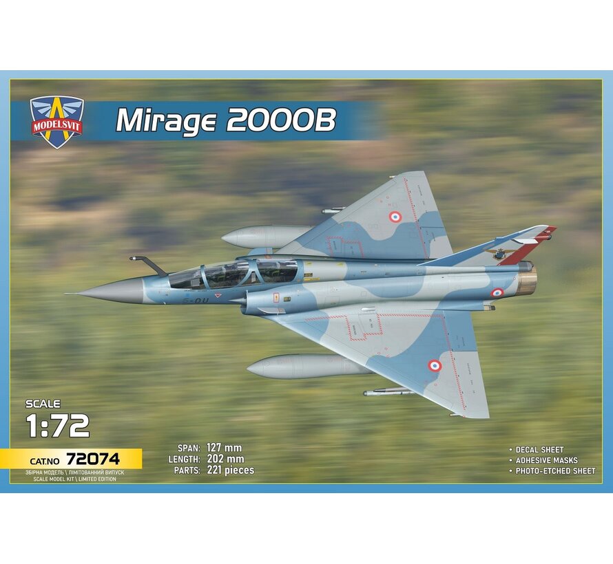 Modelsvit Mirage 2000B 1:72