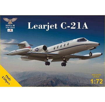SOVA-M Learjet C-21A jet utility aircraft USAF 1:72