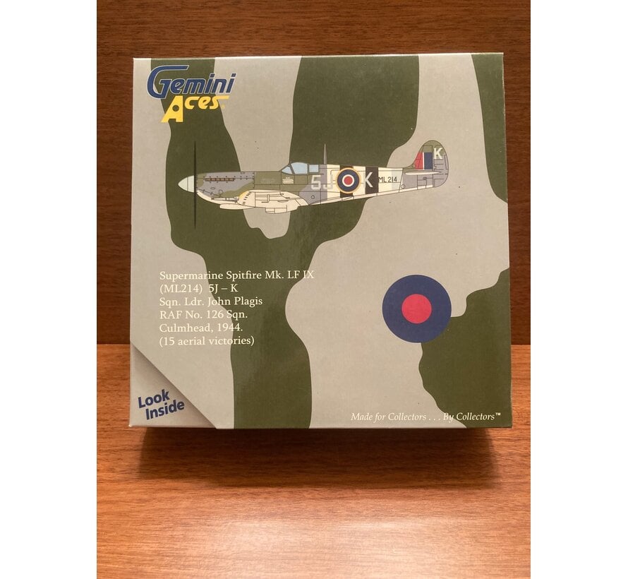 Spitfire Mk. LF IX Sqn.Ldr. John Plagis, RAF 126 Sqn, 1944 1:72**Collection sale**