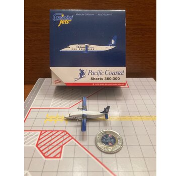 Gemini Jets Shorts 360-300 Pacific Coastal C-GPCF 'skier' 1:400**Collection sale