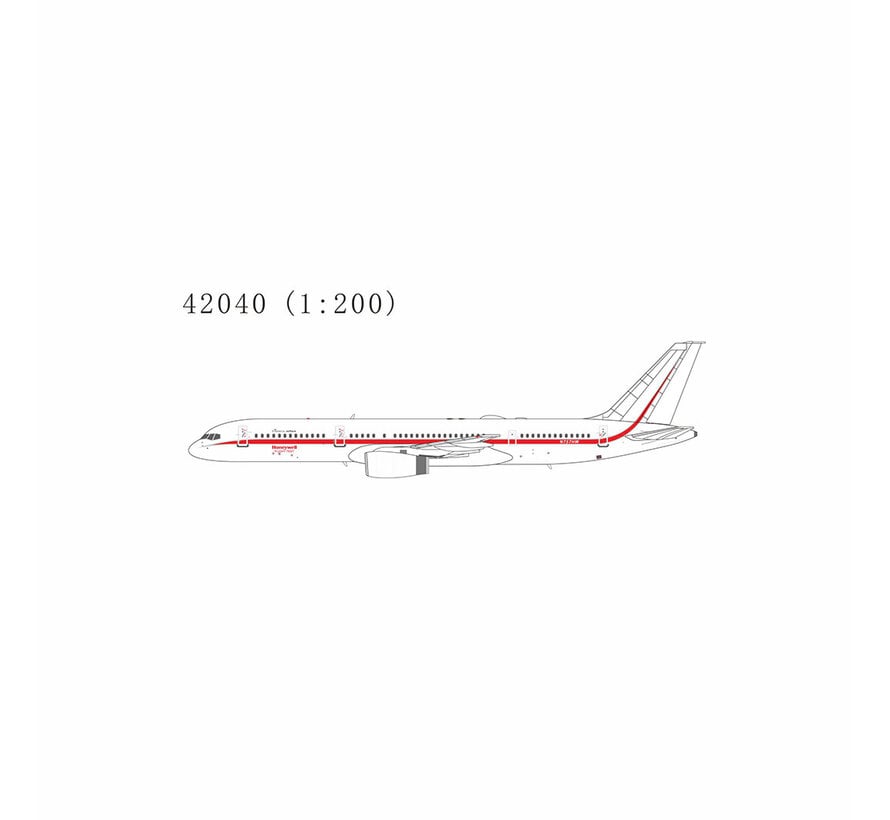 B757-200 N757HW Honeywell old livery 1:200 with test engine RB11 +New arrival+