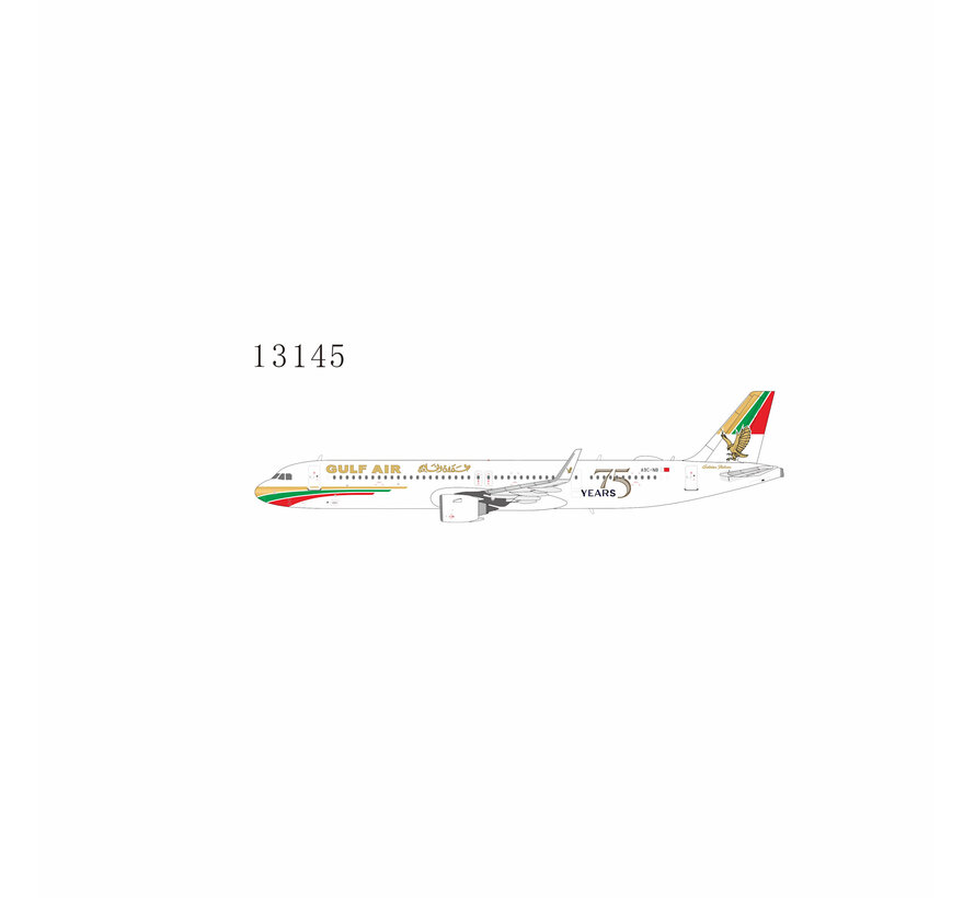 A321neo Gulf Air 75th Anniversary livery A9C-NB 1:400 *New Arrival
