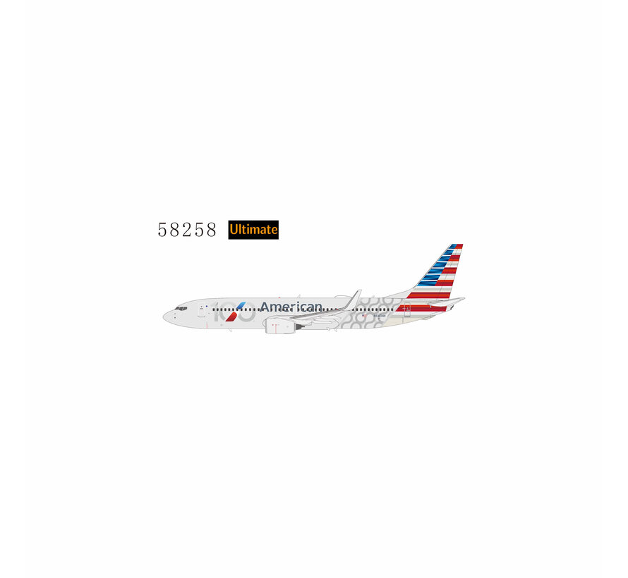 B737-800W American Airlines 100th Anniversary N840NN 1:400 winglets Ultimate with stand*New Arrival