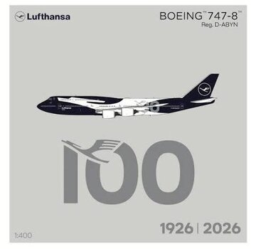 NG Models B747-8I Lufthansa 100 Years livery D-ABYN 1:400 +New Arrival+