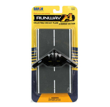 Runway 24 B2 Spirit Stealth Bomber USAF with runway section