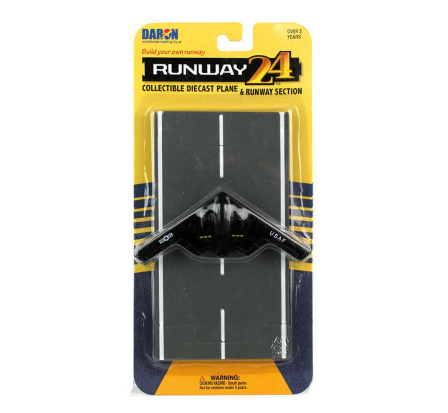 B2 Spirit Stealth Bomber USAF with runway section