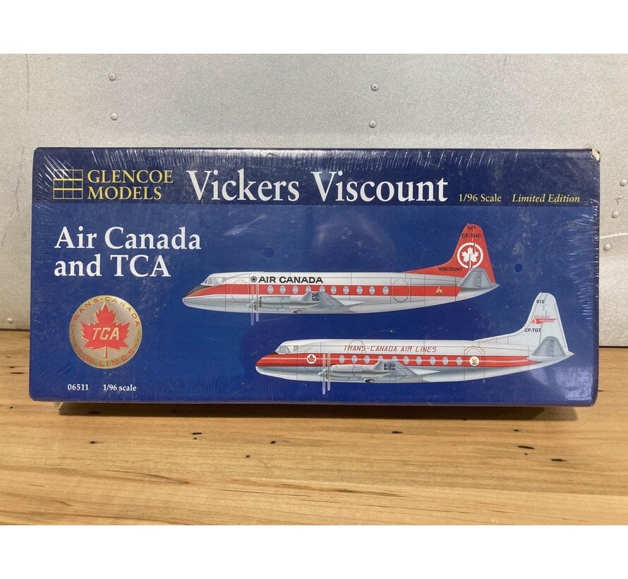 Glencoe Viscount TCA/Air Canada 1:96 Kit [Ex-Hawk]**Discontinued**