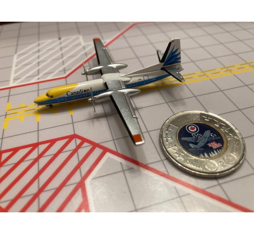 Aeroclassics Fairchild Hiller FH-227B Canadian C-GNDI transition livery 1:400**Collection sale**