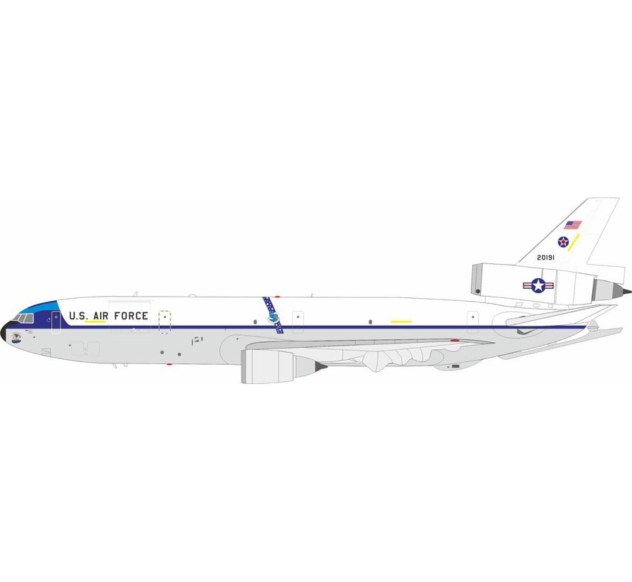 KC10A Extender US Air Force original white and blue livery Kahuna 82-0191 1:200 (3rd) +pre-order+