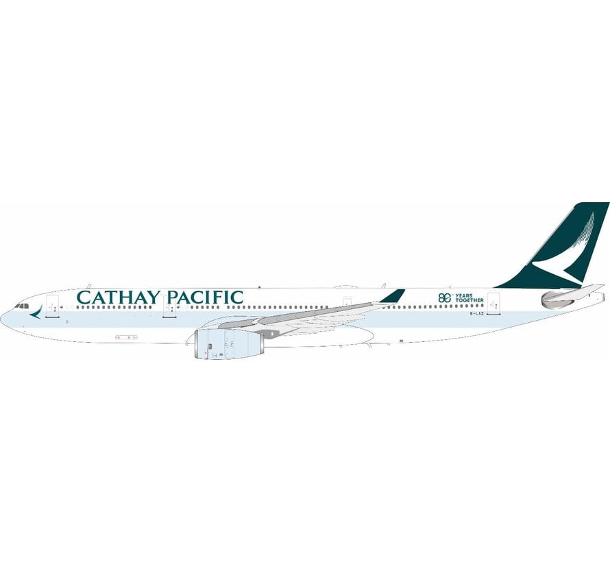 A330-300 Cathay Pacific large titles 80 Years together B-LAZ 1:200 +pre-order+