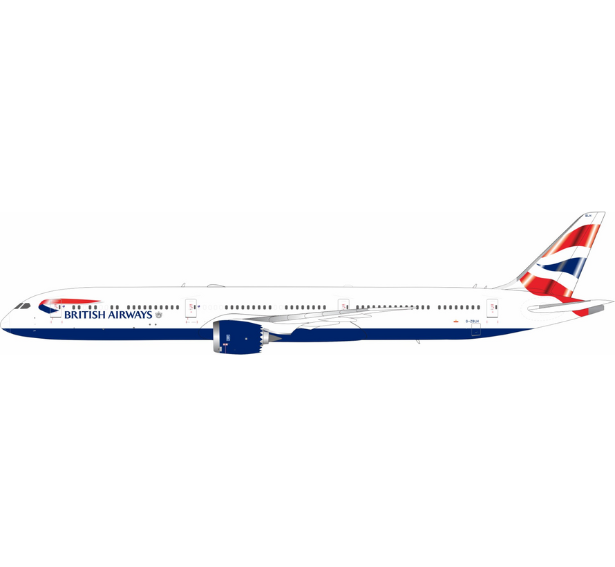 B787-10 Dreamliner British Airways Union Jack livery G-ZBLH 1:200 with stand +pre-order+