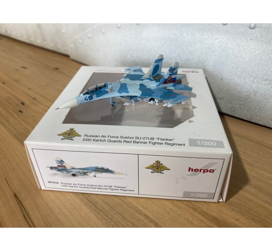 SU27UB Russian AF, 54th Kertch Guards Red Banner Flt Regt. 1:200**Collection sale**