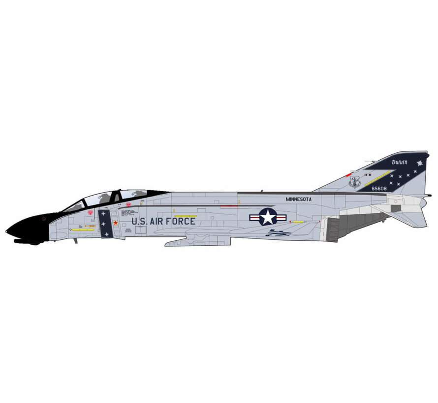F4D Phantom II 148th FIG Minnesota ANG Mig Killer Boss Bird USAF 65608 Duluth IAP 1984 1:72 +New Arrival+