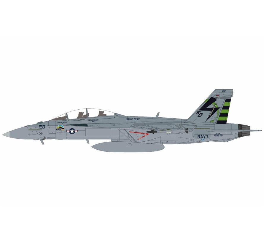 FA18F Super Hornet Green Hornet VX-23 SD-120 SRIKE TEST 165875 Patuxent River 2011 1:72 +New arrival+
