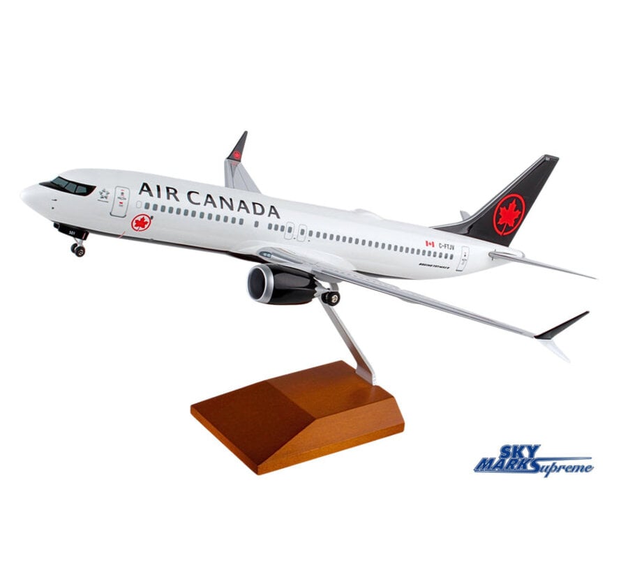 B737-8 MAX Air Canada 2017 Livery 1:100 wood stand