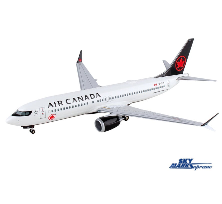 B737-8 MAX Air Canada 2017 Livery 1:100 wood stand