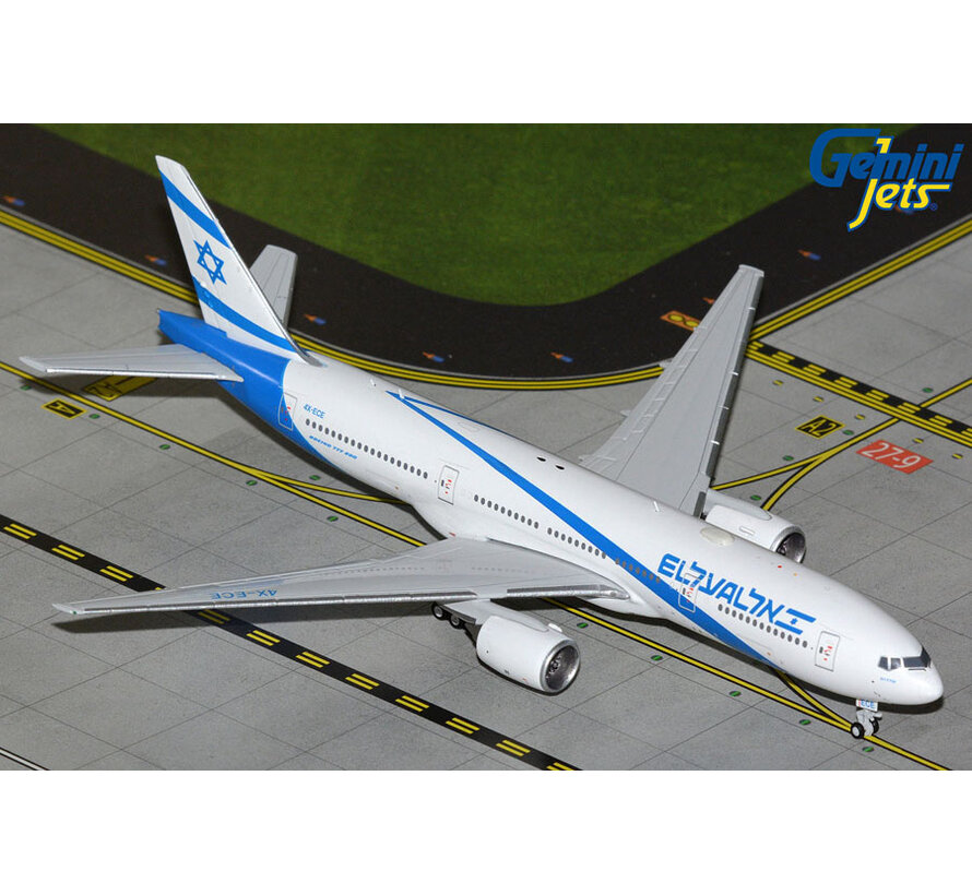 B777-200ER El Al Israel Airlines 4X-ECE new livery 1:400 *New Arrival
