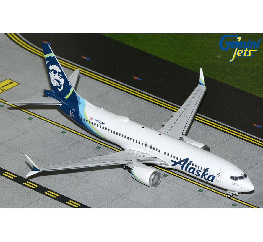 B737 MAX 8 Alaska Airlines  N803AK  1:200 *New Arrival