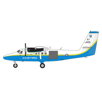 Gemini Jets UV-18B (DHC6) Twin Otter U.S. Air Force Academy blue/white AF 82-0835 1:200 * Pre-Order