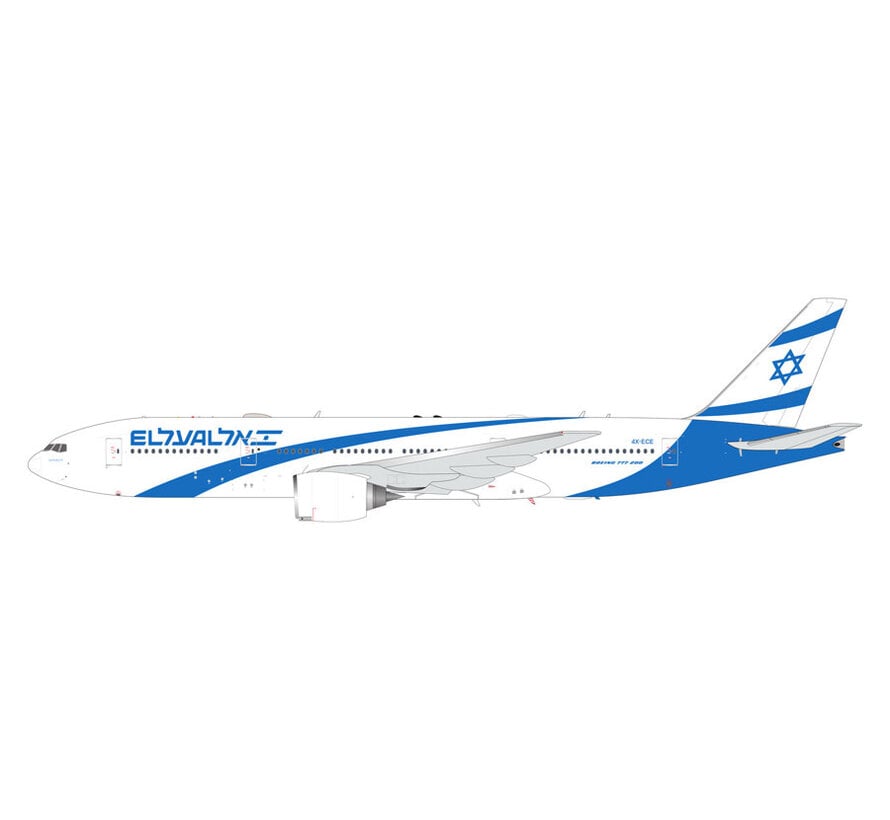 B777-200ER El Al Israel Airlines 4X-ECE  1:200 * Pre-Order