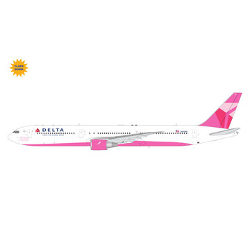 Gemini Jets B767-400ER Delta Air Lines N845MH pink plane/breast cancer 1:200 flaps down * Pre-Order