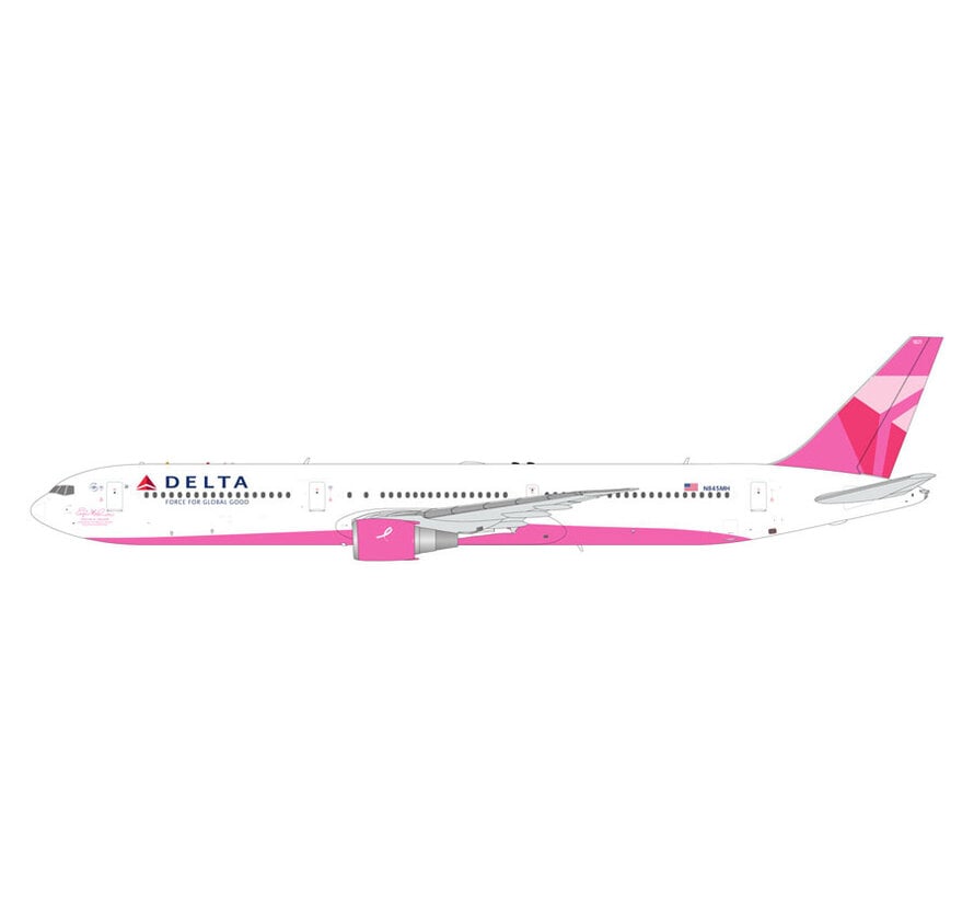 B767-400ER Delta Air Lines N845MH pink plane/breast cancer 1:200 * Pre-Order