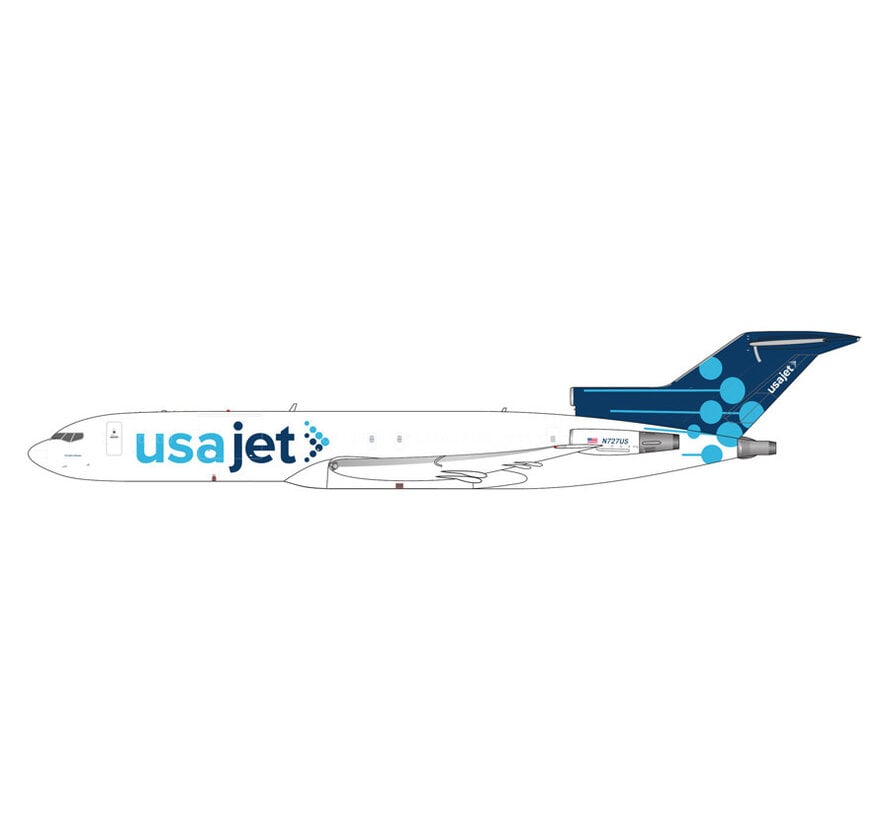 B727-200F/Adv. USAJet N727US last operating 727 in the U.S. 1:400 * Pre-Order