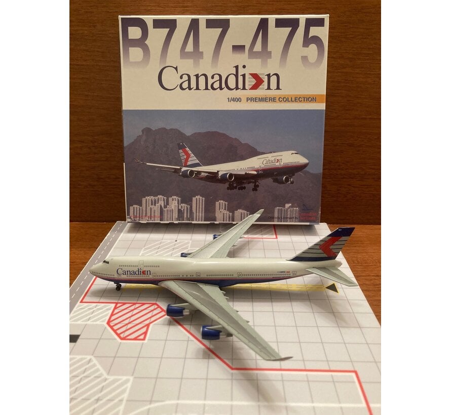 B747-475 Canadian Airlines C-GMWW 'Maxwell W. Ward'' 1:400**Collection sale**