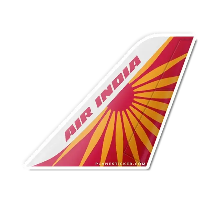 Sticker Air India Tail