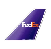 Plane Sticker Sticker Fedex Tail
