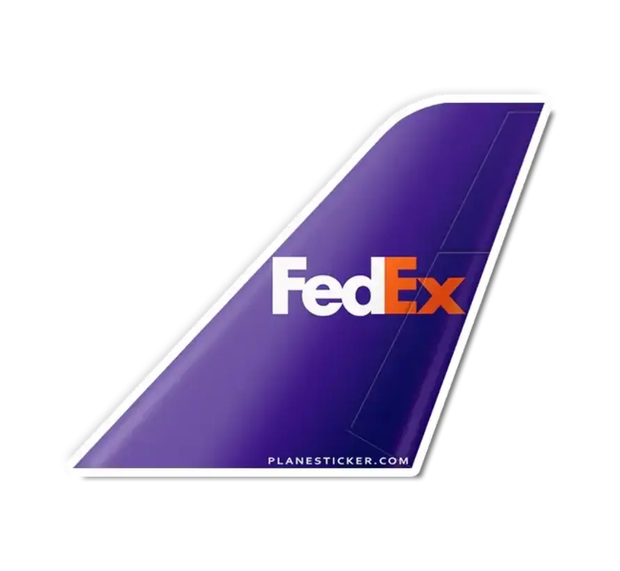 Sticker Fedex Tail