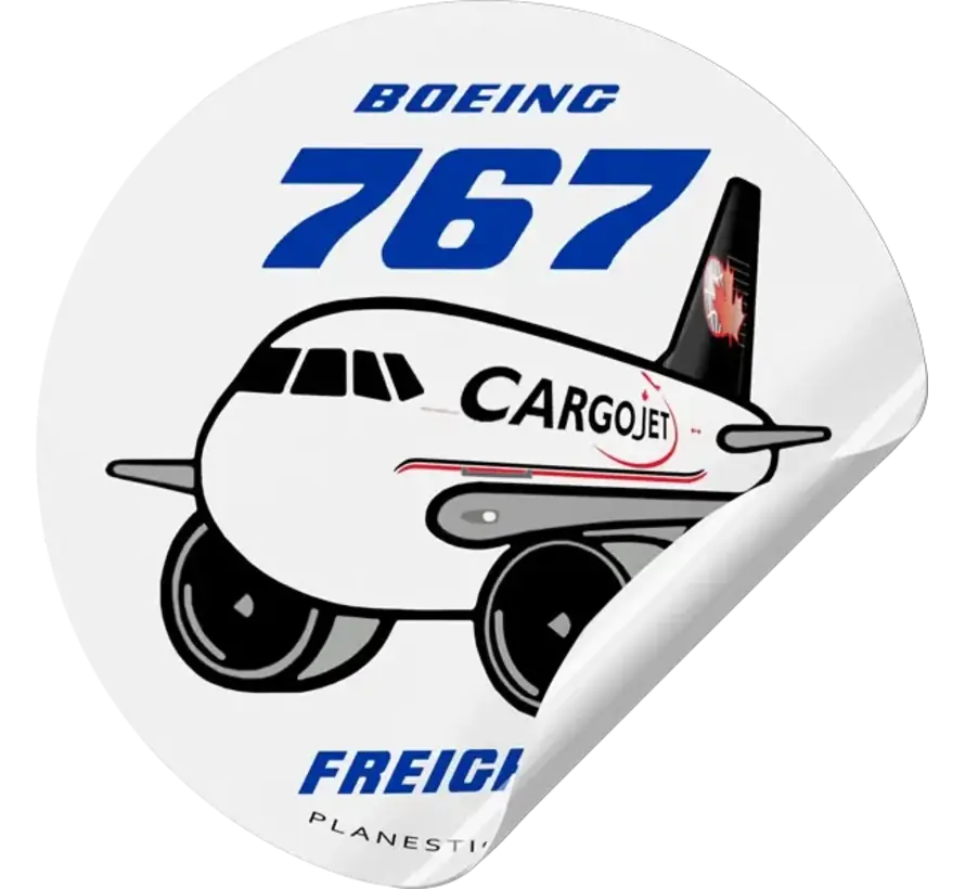 Cargojet B767 Round sticker