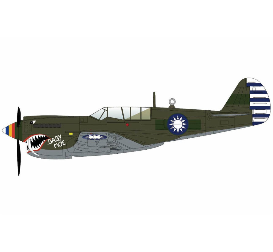 P-40N Warhawk 25th FS 51st FG 14th AF USAAF "Baby Moe" sharkmouth 1:72 *Pre-order*
