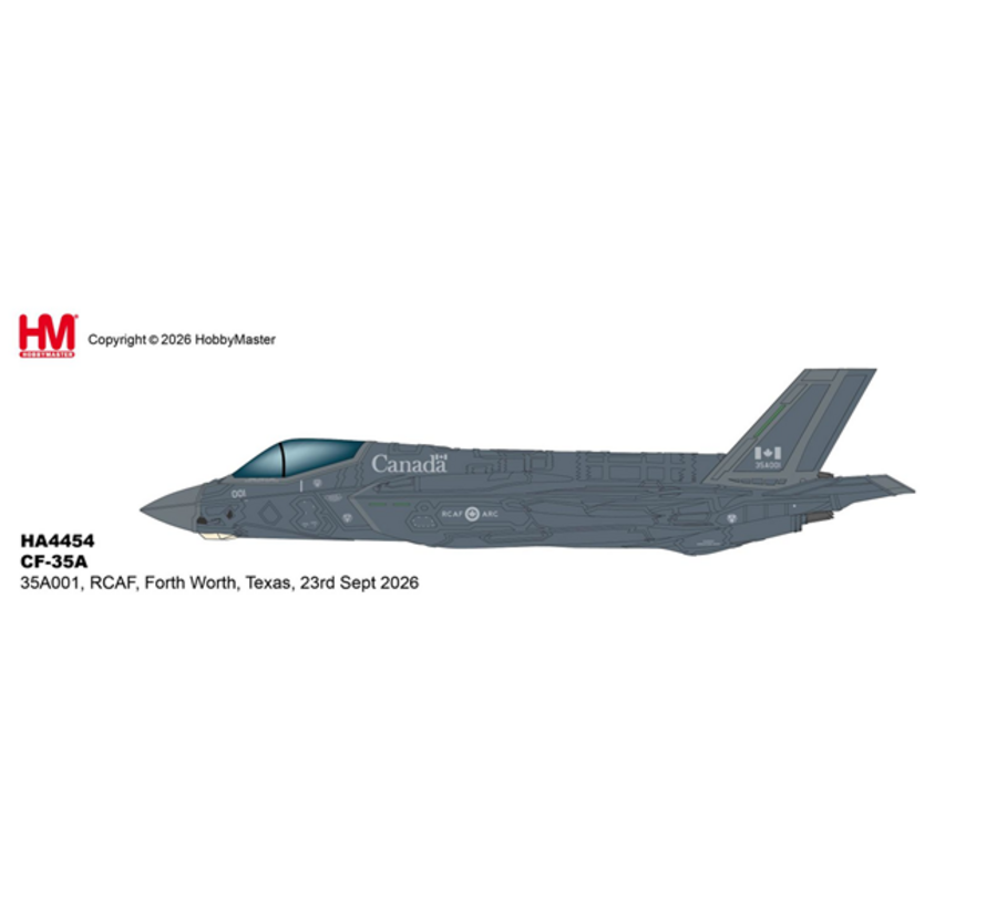 CF35A Lightning II Royal Canadian Air Force RCAF 35A001 1:72 +Pre-order+