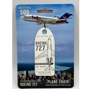 Plane Chains B727-200F FedEx Express N192FE white aircraft skin tag +New Arrival+