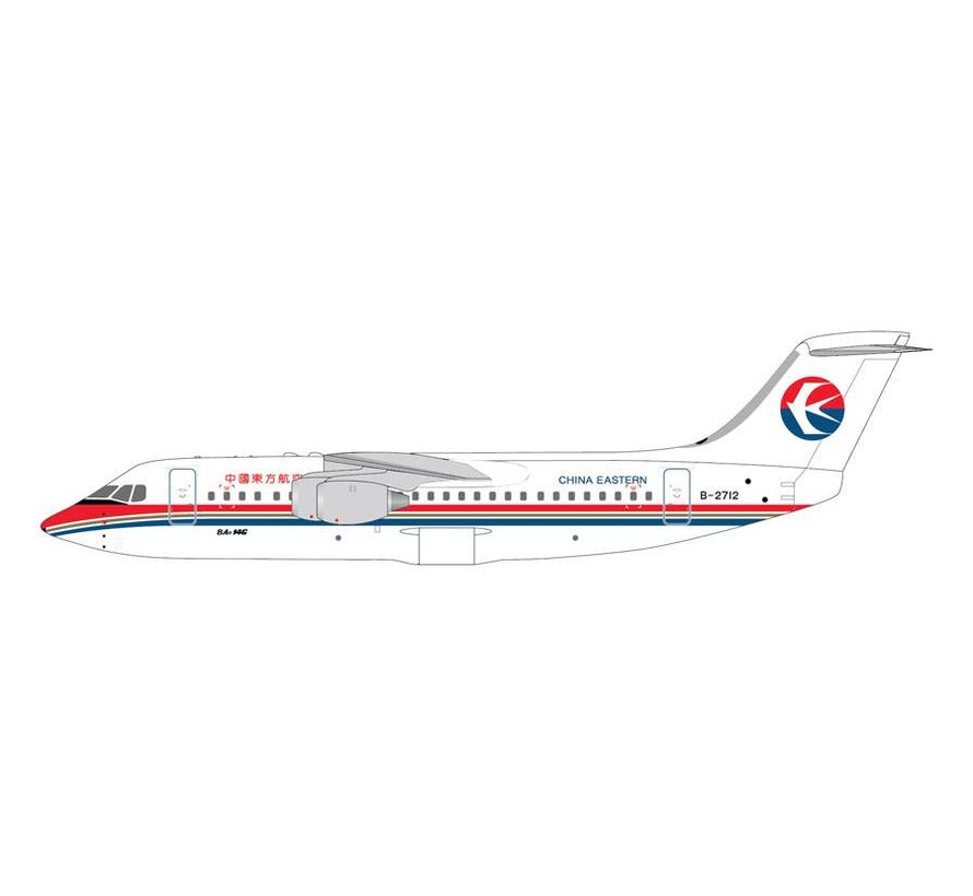 BAE146-300 China Eastern B-2712 1:400