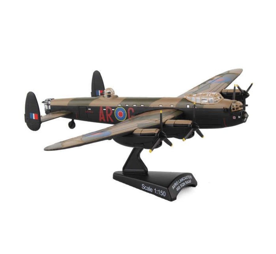 Lancaster 460 Squadron Royal Australian Air Force RAAF AR-G 1:150 with stand