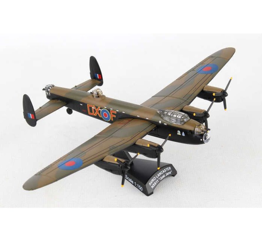 Lancaster Royal Air Force RAF DX-F Just Jane 1:150 with stand