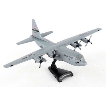 Postage Stamp Models C130H Hercules USAF Little Rock The Rock 1:200 with stand