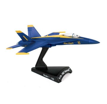 Postage Stamp Models F18C Hornet Blue Angels US Navy 1:150 with stand