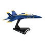 F18C Hornet Blue Angels US Navy 1:150 with stand