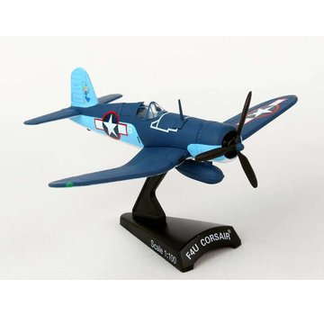 Postage Stamp Models F4U Corsair VMF422 1Lt. Stout US Marines 1:100 with stand