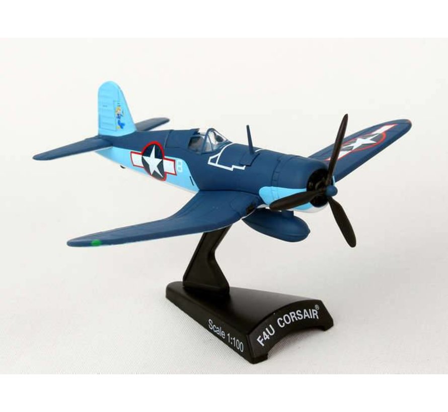 F4U Corsair VMF422 1Lt. Stout US Marines 1:100 with stand