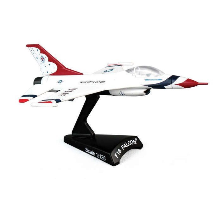 F16 Fighting Falcon Viper USAF Thunderbirds 1 1:126 with stand