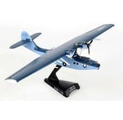 Postage Stamp Models PBY5 Catalina US Navy blue/grey 1:150 with stand