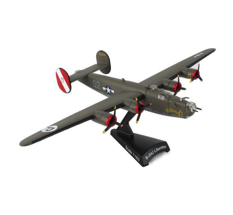 B24 Liberator USAAF Witchcraft Camouflage P 02 1:163 with stand