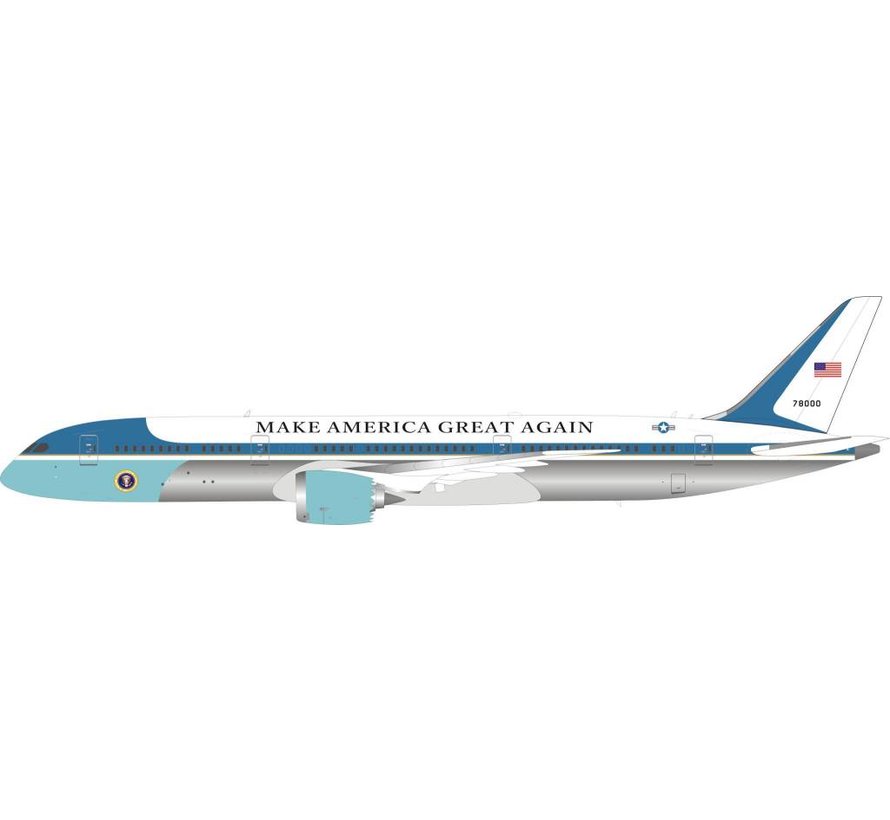 B787-9 Dreamliner US Air Force USAF Make America Great 78000 1:200 With Stand