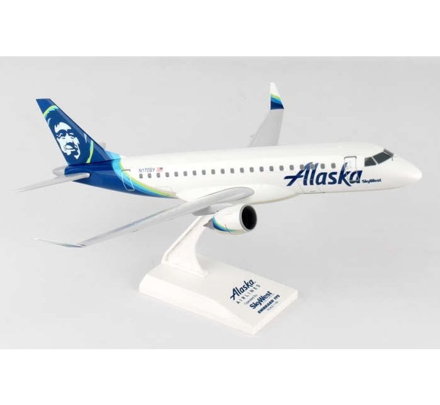 ERJ175 Alaska Skywest New Livery N170SY 1:100 with stand