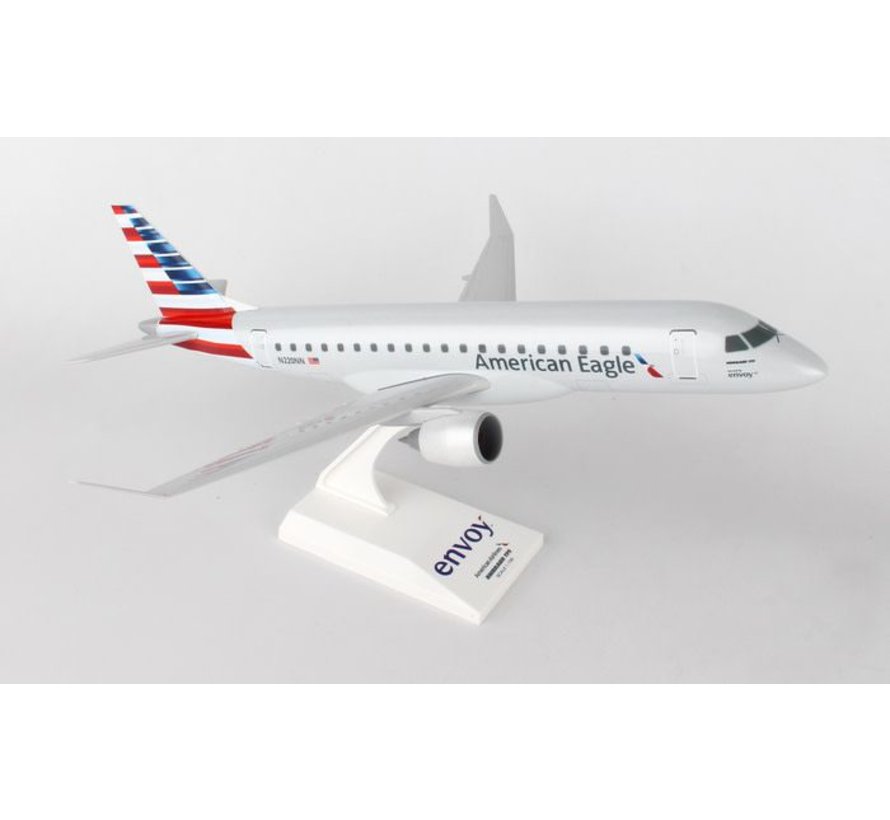 ERJ175 American Eagle Envoy 2013 1:100 with stand